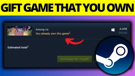 How to gift a game that you already own : r/Steam .